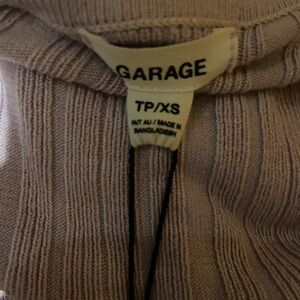 Garage Lavender Ribbed Top